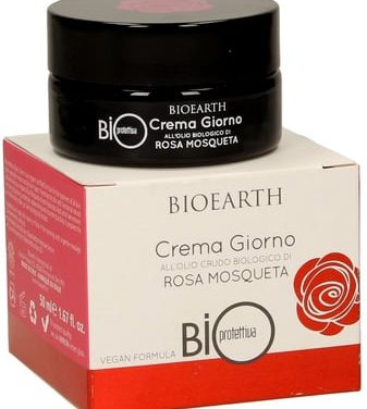 Crema Giorno Bioprotettiva alla Rosa Mosqueta – Bioearth | Recensione