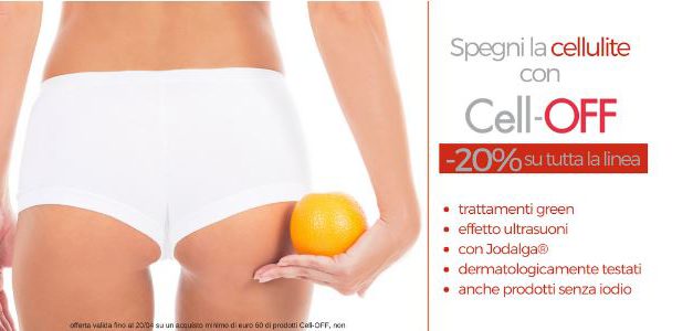 Dr.Taffi: prodotti Cell-Off in offerta