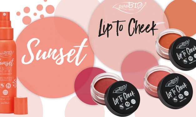 LIPTOCHEEK + SUNSET | Novità in casa PuroBio Cosmetics