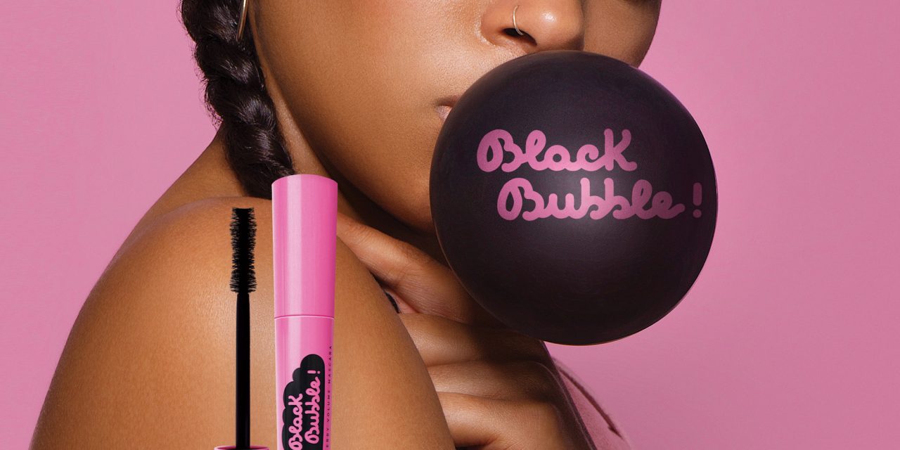 Black Bubble Strawberry Volume Mascara | Neve Cosmetics