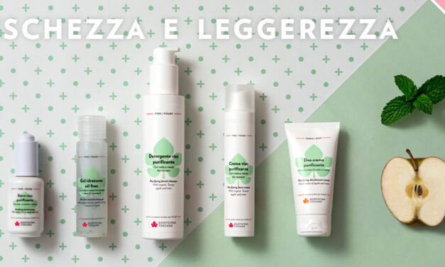 Biofficina Toscana: nuova linea purificante menta e mela